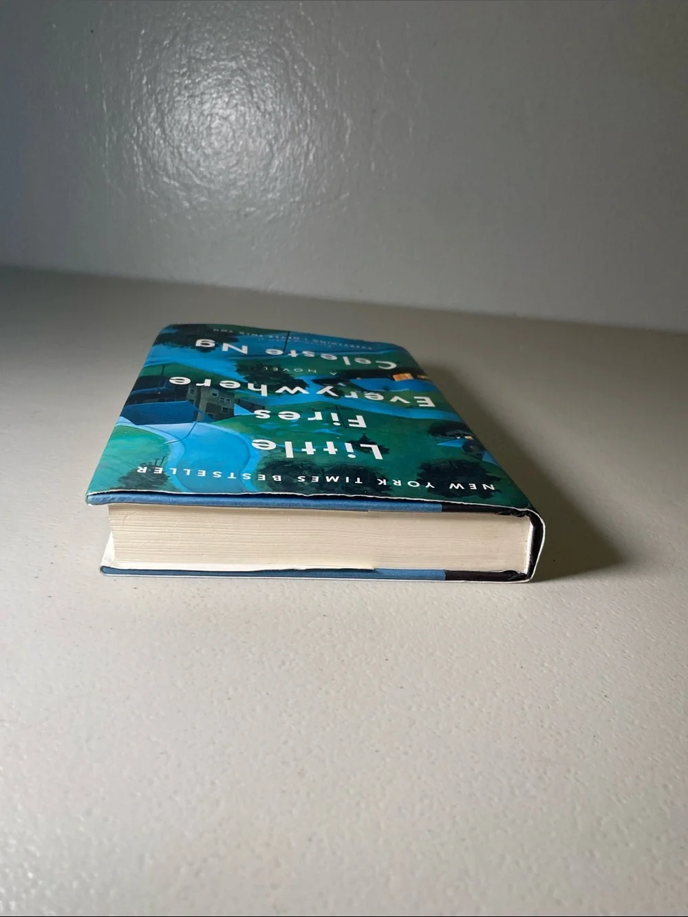 Celeste Ng Little Fires Everywhere Hardcover in Teal & Blue